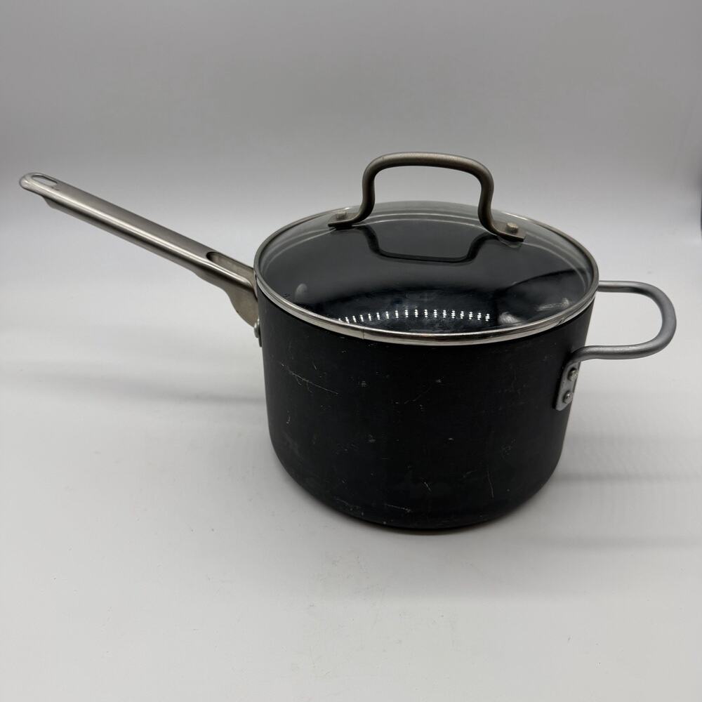 Calphalon 4 1/2-Qt Hard-Anodized Aluminum Stockpot #8704-1/2 w/Lid